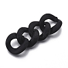 Spray Painted CCB Plastic Linking Rings CCB-R104-05A-01-3
