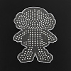Girl ABC Plastic Pegboards used for 5x5mm DIY Fuse Beads X-DIY-Q009-42-2