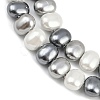 Electroplated Shell Pearl Beads Strands BSHE-H113-04A-3