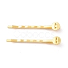 Golden Iron Hair Bobby Pin Findings X-PHAR-Q017-G1-3