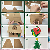 6 Sets 2 Style Unfinished Cardboard 3D Puzzles AJEW-NB0005-36-3