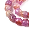 Dyed Natural White Jade Beads Strands G-T138-D07-3