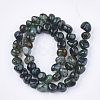 Natural Dragon Veins Agate Beads Strands G-S349-28A-2
