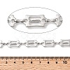 304 Stainless Steel Rectangle Link Chains CHS-Z007-17P-2