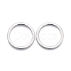 Brass Linking Rings KK-Y003-03D-S-2