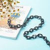 Spray Painted CCB Plastic Cable Chains AJEW-JB01046-01-3