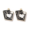 Alloy Enamel Pendants ENAM-O001-11M-G-1