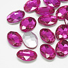 Pointed Back Glass Rhinestone Cabochons RGLA-T080-10x14mm-09-1