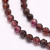 Natural Garnet Beads Strands G-F509-37-3mm-3