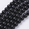 Natural Obsidian Beads Strands G-G099-10mm-24-1