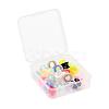 32Pcs 16 Colors Silicone Glitter Thin Ear Gauges Flesh Tunnels Plugs FIND-YW0001-19C-5