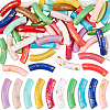 65Pcs Opaque Acrylic Beads OACR-PA0002-10-1
