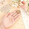 200Pcs Brass Bead Tips Knot Covers KK-BBC0015-90S-03-3