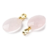 Natural Rose Quartz Pendants G-E603-03G-04-3