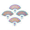 Ion Plating(IP) 304 Stainless Steel Filigree Pendants STAS-T057-60-1