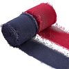 2 Rolls 2 Colors Polyester Ribbon OCOR-SZ0001-09-1
