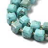 Natural Howlite Beads Strands G-C025-14-4