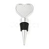 Alloy Wine Bottle Stopper Cabochon Settings AJEW-Z016-02A-P-1
