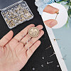 100Pcs 2 Colors 304 Stainless Steel Ball Stud Earring Post STAS-BBC0001-78-3