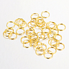 Iron Open Jump Rings IFIN-A018-8mm-G-NF-1