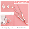 6Pcs 3 Style 925 Sterling Silver Charms STER-PH0001-84-4