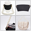 PU Leather Heat Resistant Reusable Cup Sleeve AJEW-WH0326-38D-4