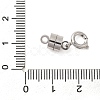 Brass Magnetic Clasps with Springs Clasps KK-NH0002-15P-3