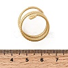 304 Stainless Steel Cuff Open Rings LS-STAS-H259-02G-5
