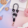 Hand-woven Flower Pendant Decorations KEYC-TAC0009-02KCG-07-4