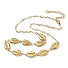 Ocean 304 Stainless Steel Link Chain Necklaces for Women NJEW-A060-01C-G-2