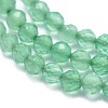 Natural Dyed & Heated Green Onyx Agate Beads Strands X-G-G792-41-3