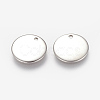 Tarnish Resistant 304 Stainless Steel Stamping Blank Tag Charms STAS-K149-03D-2