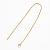 Brass Stud Earring Findings X-KK-F070-16G-FF-1