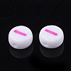 Initial Acrylic Beads OACR-E001-20I-2