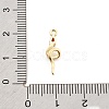 Brass Micro Pave Cubic Zirconia Pendants KK-M321-01E-G02-3