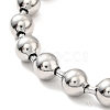 Tarnish Resistant 304 Stainless Steel Ball Chain Necklace & Bracelet Set STAS-D181-02P-01B-5