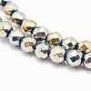 Electroplate Non-magnetic Synthetic Hematite Beads Strands X-G-L486-C-19-2