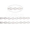 Non-Tarnish 304 Stainless Steel Oval Link Chains CHS-F017-05B-P-1