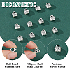 200Pcs Tibetan Style Alloy Tube Bails FIND-DC0005-76-5