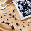 215Pcs 80G ABS Plastic Imitation Pearl Beads KY-HY0001-19A-4
