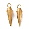 Ion Plating(IP) 201 Stainless Steel Pendants STAS-M323-29G-1-1