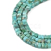 Natural HuBei Turquoise Beads Strands G-G271-G05-1x1.5mm-4
