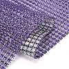 24 Rows Plastic Diamond Mesh Wrap Roll DIY-L049-05G-3