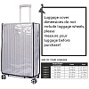 Transparent PVC Luggage Cover AJEW-WH20080-52D-4
