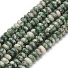 Natural Green Spot Jasper Beads Strands G-L635-A20-4x2mm-3