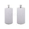 Tarnish Resistant 304 Stainless Steel Big Pendants STAS-I140-19B-S-2