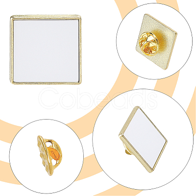 20 Boxs Sublimation Blank Brooch Pins FIND-SP0004-09B-1