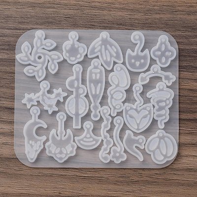 Pendant Silicone Molds X1-AJEW-S041-03A-1