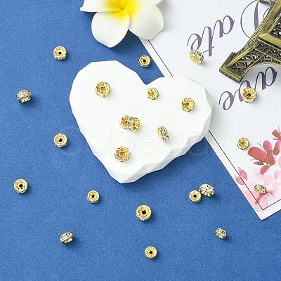 30Pcs 3 Styles 316 Surgical Stainless Steel Rhinestone Spacer Beads STAS-CJ0003-64-1