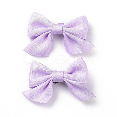 Solid Color Bowknot Cloth Alligator Hair Clip PHAR-D013-04C-1